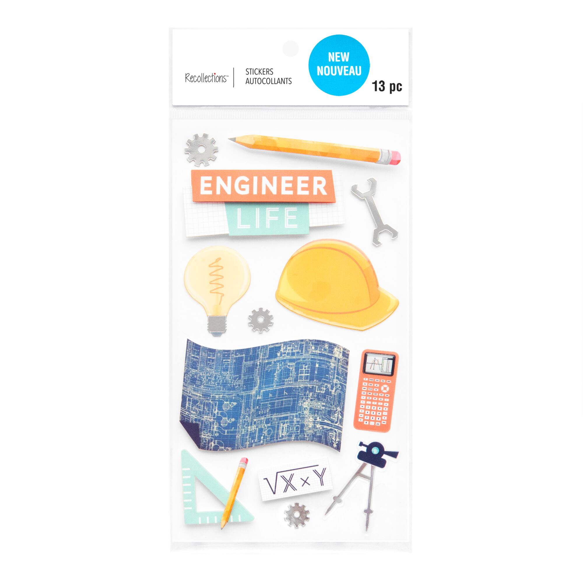 Engineering Dimensional Stickers by Recollections™